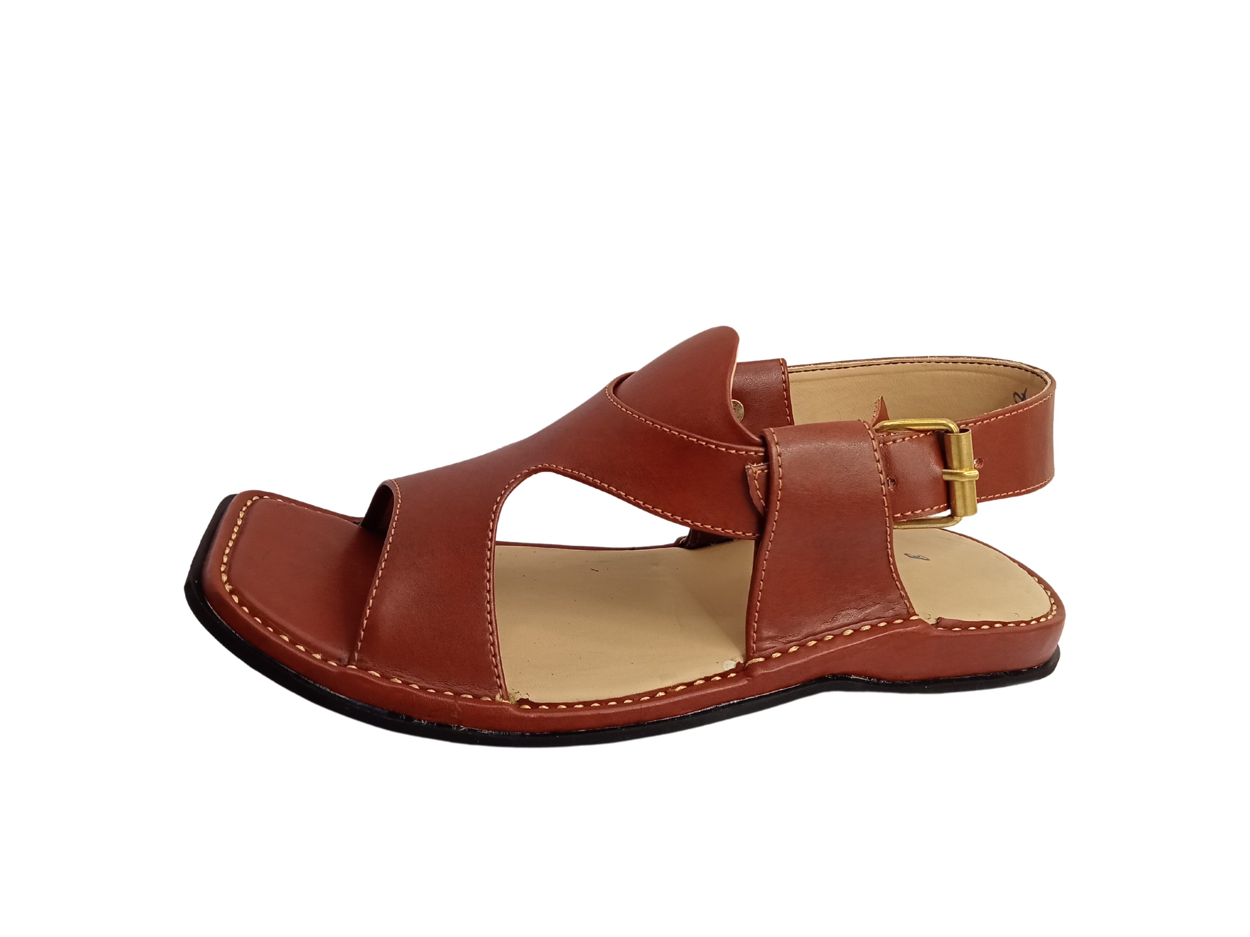 Zalmi Panjidari Premium - Pure Leather Handmade Chappal