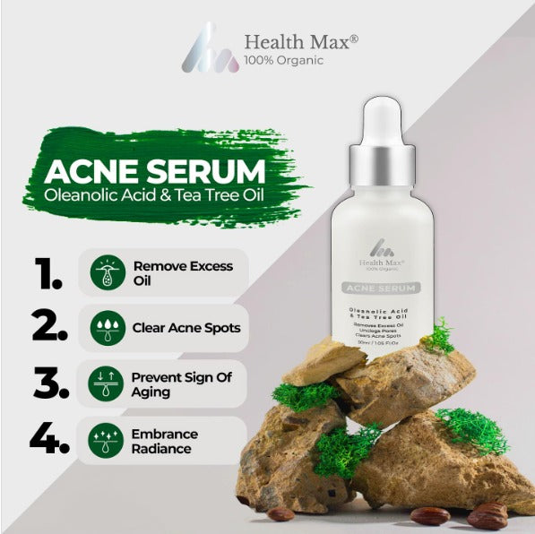 Acne Serum With Oleanolic Acid & Tea Tree Oil