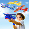 Airplane Launcher Gun Toy For Kids Aircraft Shooting Gun Toy Cool Outside Flying Toys