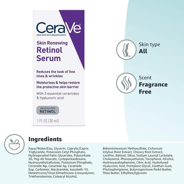 CeraVe Skin Renewing Retinol Serum 30ml