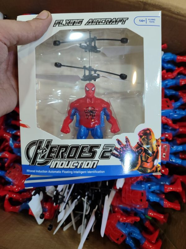 Hand Sensor Flying Spider Man | Avengers Heroes Flying Aircraft Toy For Kids