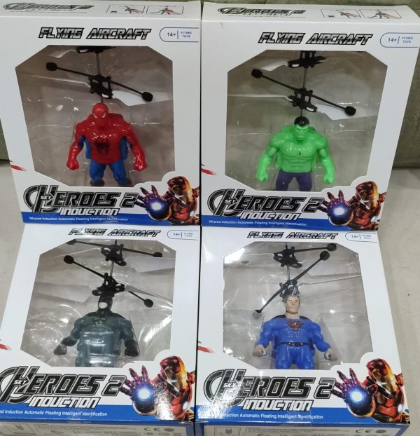 Hand Sensor Flying Spider Man | Avengers Heroes Flying Aircraft Toy For Kids