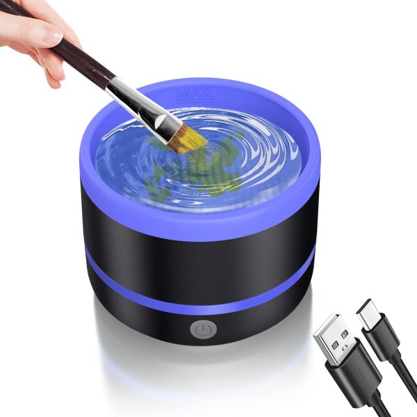 Makeup & Paint Brush Cleaner Machine – Electric