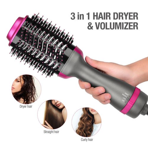 One Step Hot Air Brush (Dryer + Styler) 3 in 1