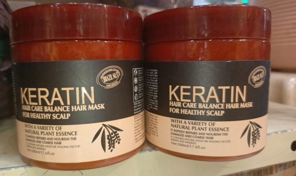 Pack Of 2 | Nourishing Keratin Hair Mask Treatment: Professional (500ml)