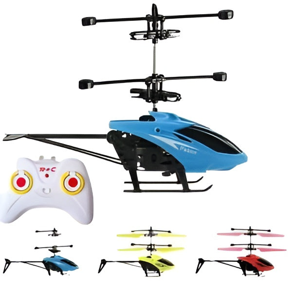 Rechargeable Flying Hand Sensor Control Helicopter | Sensing Flight With Lights, Remote-controlled Aircraft, Withstanding Impact And Playing