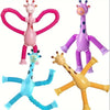 Telescopic Suction Cup Giraffe Toy Pop Tubes Sensory Toys For Toddlers Fidget Toys For Anxiety Add Adhd Autism Funny For Kids Boys Girls – Multicolor